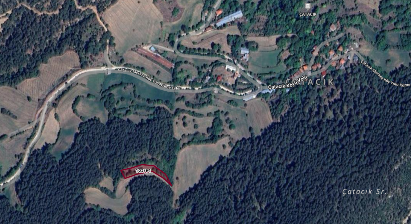 BOLU GÖYNÜK ÇATACIK KÖYÜNDE 1.892 M² TARLAMIZ SATILIKTIR. - BOLU GÖYNÜK fotoğraf 4